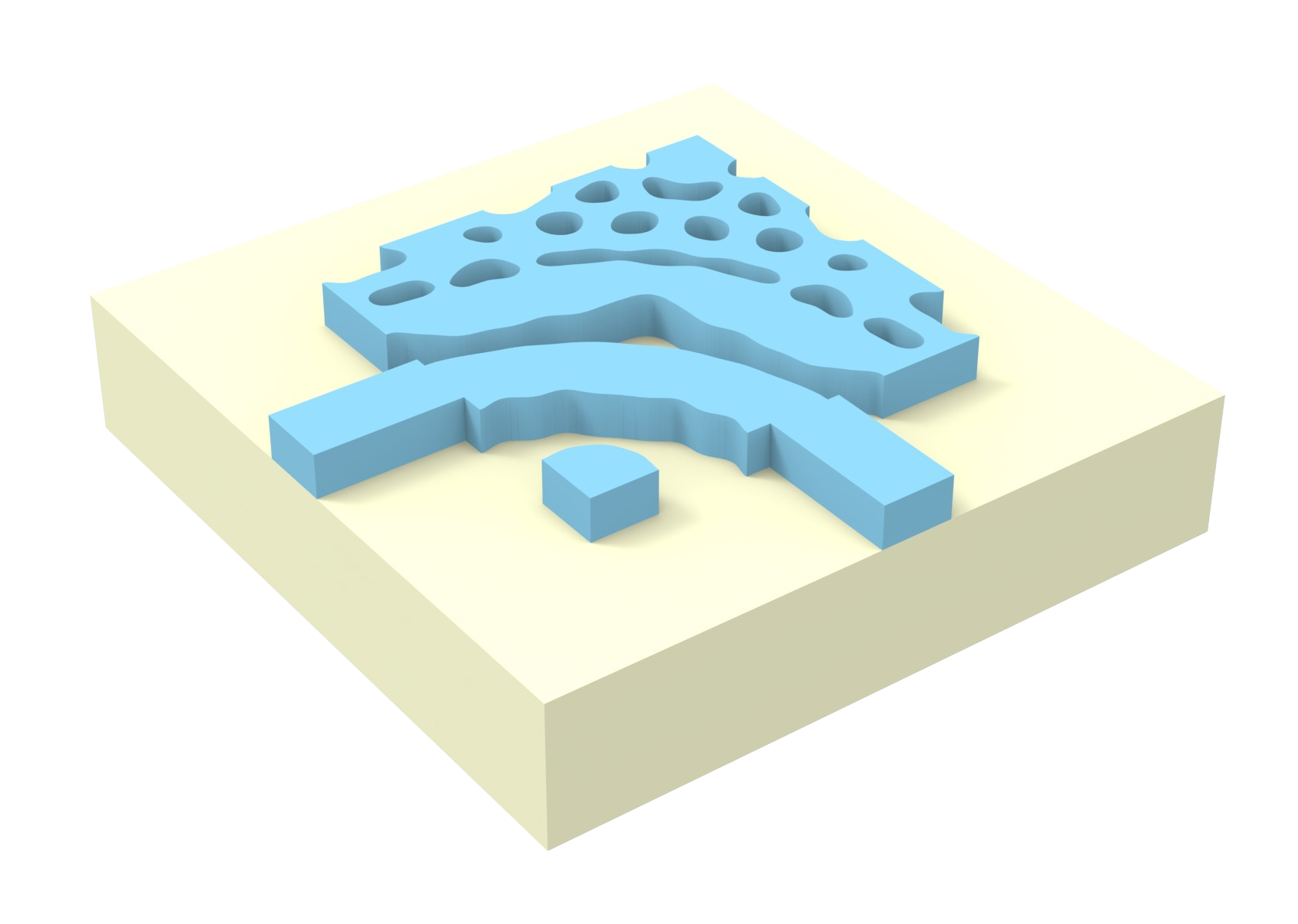 Topology optimization of a waveguide bend