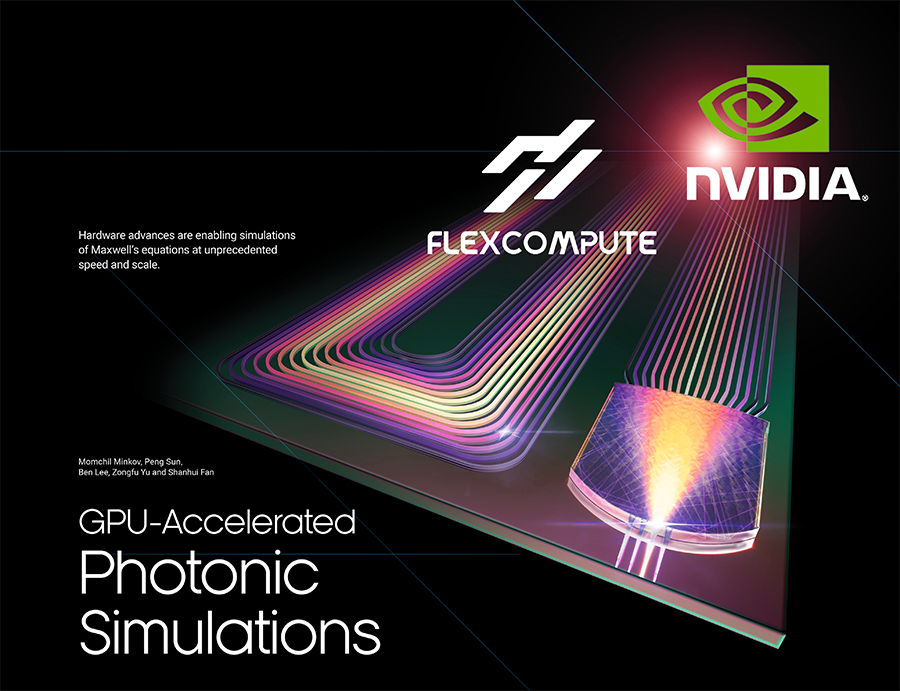 collaboration between Flexcompute and Nvidia on𝗚𝗣𝗨-𝗮𝗰𝗰𝗲𝗹𝗲𝗿𝗮𝘁𝗲𝗱 𝗽𝗵𝗼𝘁𝗼𝗻𝗶𝗰 𝗦𝗶𝗺𝘂𝗹𝗮𝘁𝗶𝗼𝗻𝘀